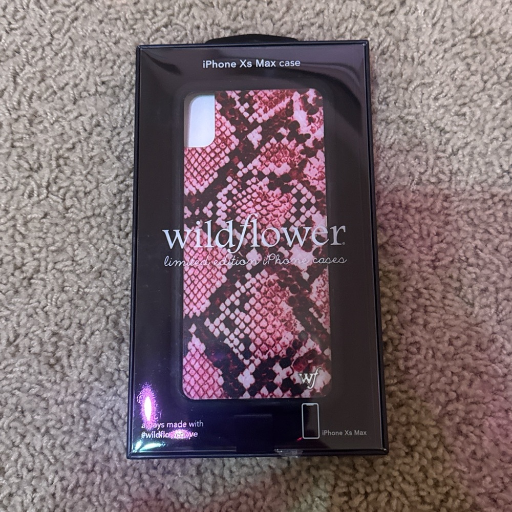 Wildflowers Pink iPhone Xs Max Case